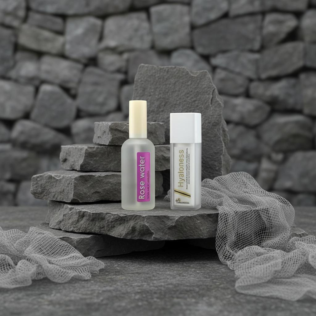 Σετ Ενυδάτωσης – Hyaloness & Rose Water Facial Mist