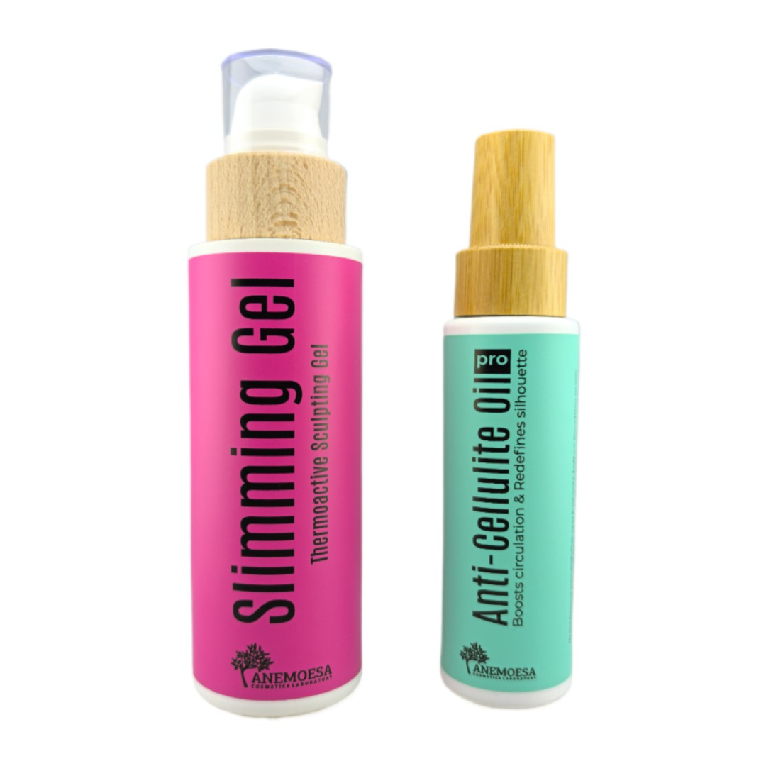 Σετ φροντίδας σώματος – Anti-cellulite Oil Pro και Slimming Gel | Anemoesa Lab