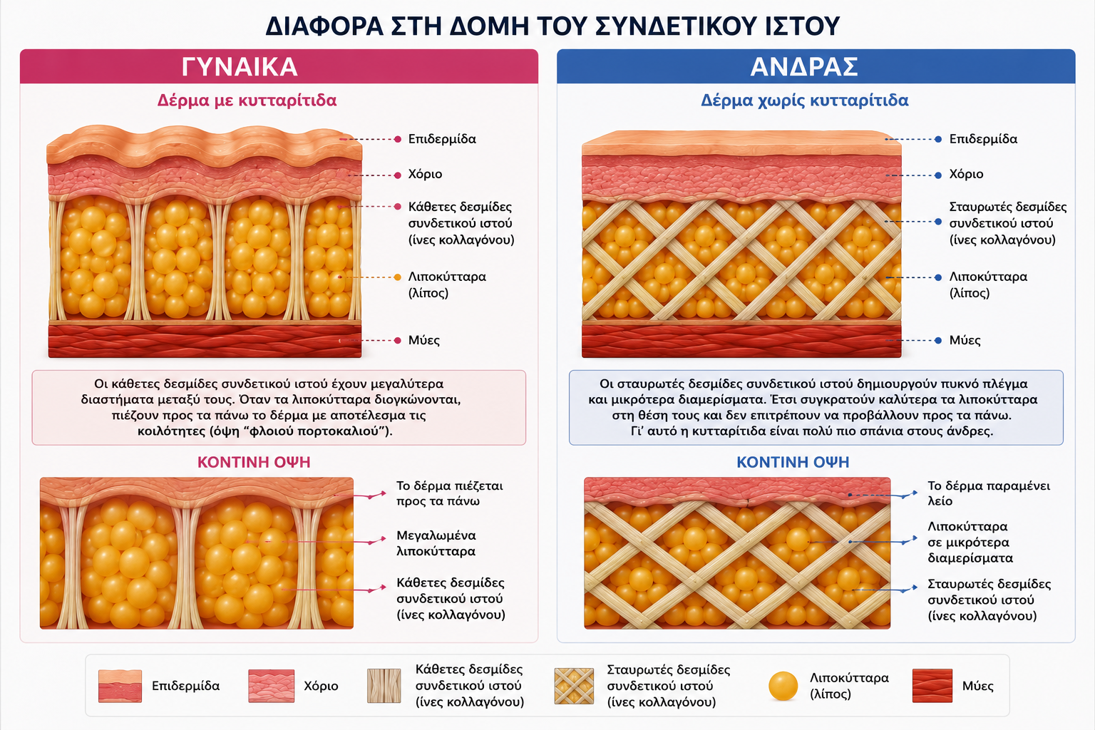 Τι Είναι η Κυτταρίτιδα 7 Αιτίες, Μύθοι