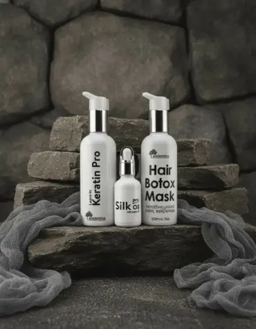 Hair Repair Pro Set με Hair Botox Leave in Keratin Pro και Silk Oil Pro